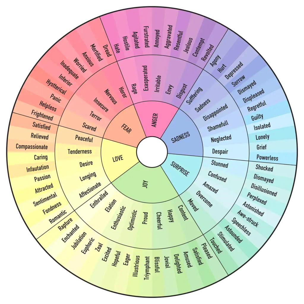 Understanding emotions using the Wheel of emotions - LeadershipYoda